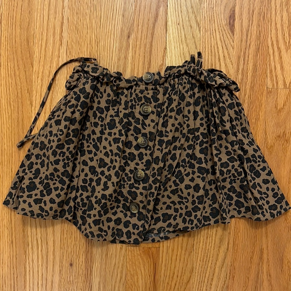 American Eagle tub too cheetah print